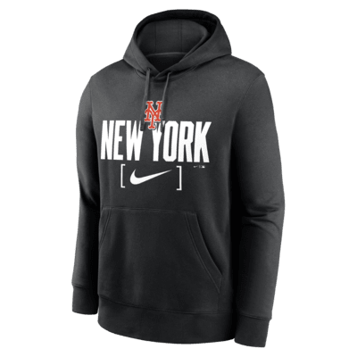 New York Mets Club Slack Men's Nike MLB Pullover Hoodie