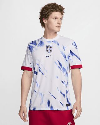 Мужские джерси Norway (Men's Team) 2024/25 Stadium Away Nike Dri-FIT Soccer Replica Jersey