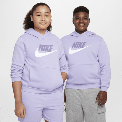 Sudadera con gorro para niños talla grande Nike Sportswear Club Fleece (talla extendida)