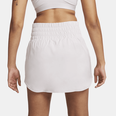 Skort Dri-FIT de tiro ultraalto para mujer Nike One