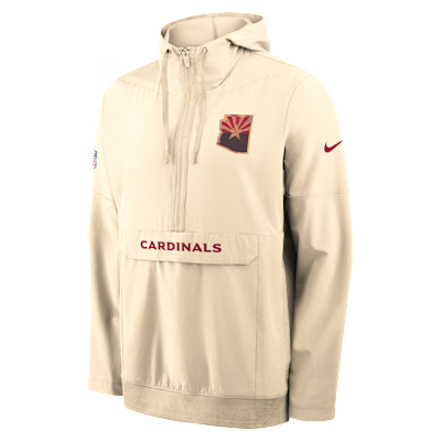 Arizona Cardinals Rivalries Collection Sideline Anorak Men's Nike NFL 1/2-Zip Hooded Jacket