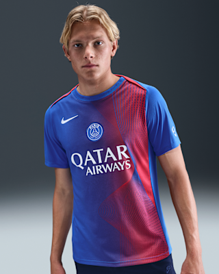 Мужские шорты Paris Saint-Germain Academy Pro Third Nike Dri-FIT Soccer Short-Sleeve Top