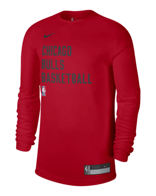 Chicago Bulls Nike Elite Practice LS T-Shirt - Youth