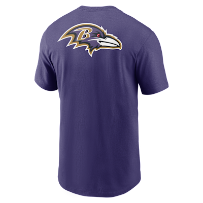 Baltimore Ravens Rewind Front And Back Hit Essential Men's Nike NFL T-Shirt