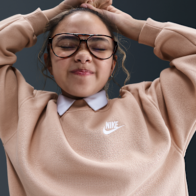 Sudadera oversized para niños talla grande Nike Sportswear Club Fleece