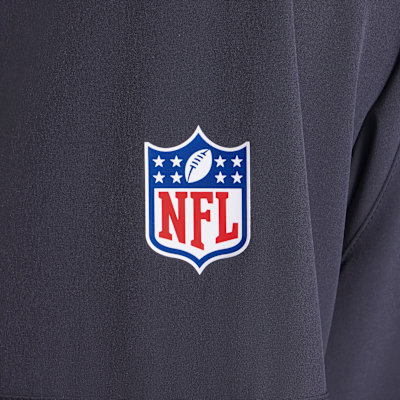 Chamarra Nike de la NFL con gorro de medio cierre para hombre Los Angeles Rams Rivalries Collection Sideline Anorak