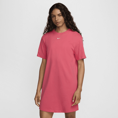 Vestido tipo playera oversized para mujer Nike Sportswear Chill Knit