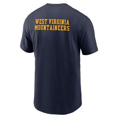 West Virginia 2-Hit Stacked Men's Nike College T-Shirt