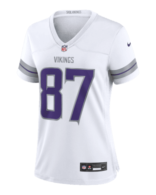 Женские джерси T.J. Hockenson Minnesota Vikings Nike NFL Game Football Jersey для футбола