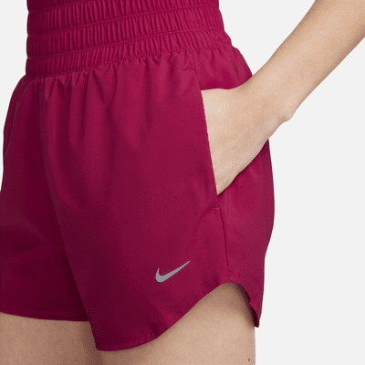 Shorts con forro de ropa interior Dri-FIT de tiro ultraalto de 8 cm para mujer Nike One