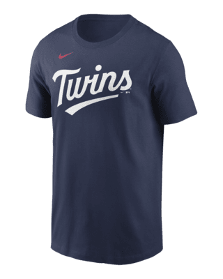 Мужская футболка Minnesota Twins Fuse Wordmark Nike MLB