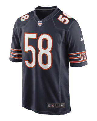 Мужские джерси Darnell Wright Chicago Bears Nike NFL Game Football Jersey для футбола