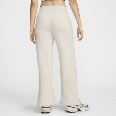 Nike Sportswear Phoenix Fleece Women's High-Waisted Wide-Leg Logo Trousers