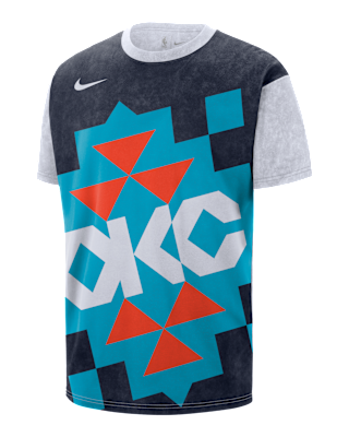 Мужская футболка Oklahoma City Thunder Essential City Edition Nike NBA Max90