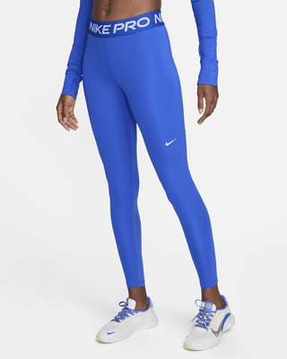 Женские тайтсы Nike Pro Mid-Rise Mesh-Paneled Leggings