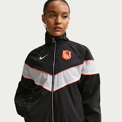 Chelsea FC Windrunner Women's Nike Soccer UV Woven Full-Zip Jacket from Nike - $120
