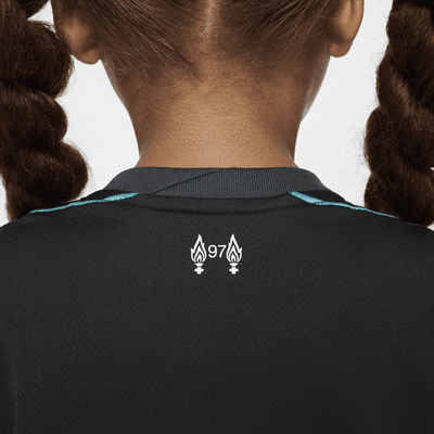 Liverpool FC 2024/25 Stadium Away Nike Football Replica-sæt i tre dele til mindre børn