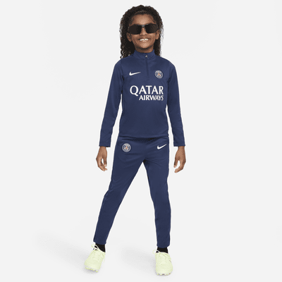 Paris Saint-Germain Academy Pro Nike Dri-FIT Örgü Küçük Çocuk Futbol Eşofman Altı