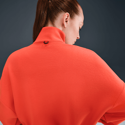 Nike 24.7 ImpossiblySoft Parte de arriba Dri-FIT oversize con media cremallera - Mujer