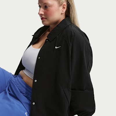 Chamarra de coach oversized para mujer Nike Sportswear (talla grande)