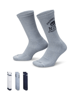 Unisex носки Nike Everyday Cushioned Crew Socks (3 Pairs)