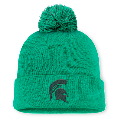 Michigan State Primetime Campus Toned Men's Nike College Cuffed Pom Beanie