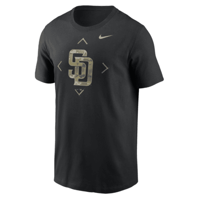 New San Diego Padres Shirt XL Camo Logo NWT Collectors Item