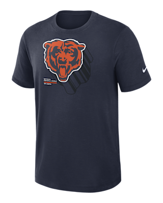 Мужская футболка Chicago Bears Slub Nike Dri-FIT NFL
