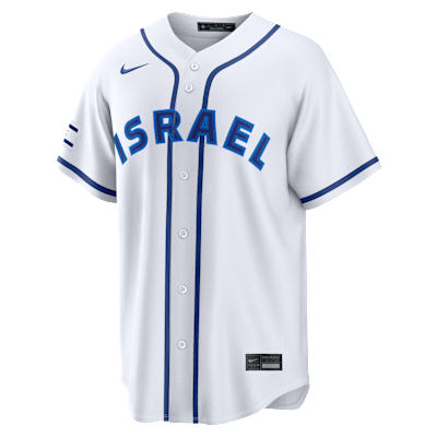 Harrison Bader Israel National Baseball Team 2026 World Baseball Classic Men's Nike Stadium Jersey