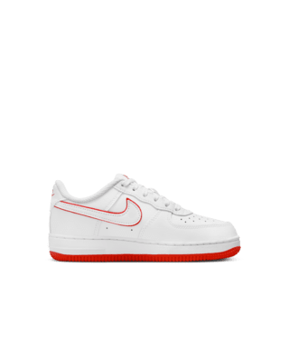 Nike Kids Air Force 1 LV8 3 (PS) White Black Air Force PS Shoes - Size 1.5Y - 100 White