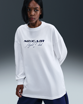 Женская футболка Nike Sportswear Oversized Long-Sleeve