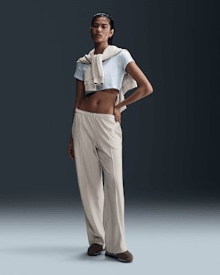 Женские  Nike Sportswear Chill Knit Mid-Rise Velour Pants