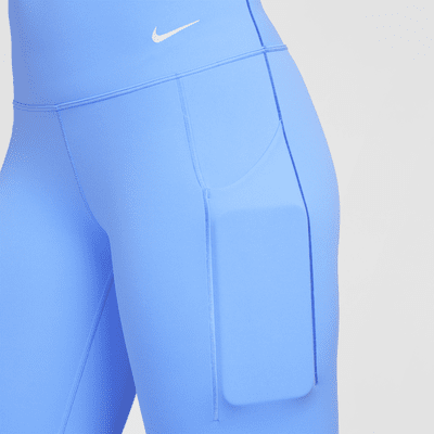 Leggings de 7/8 de tiro alto y sujeción media con bolsillos para mujer Nike Universa