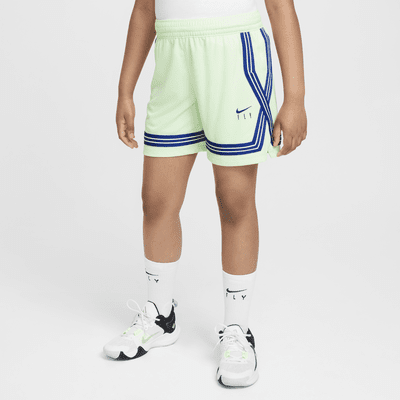 Shorts de básquetbol para niña talla grande Nike Dri-FIT Fly Crossover (talla amplia)