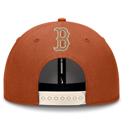 Gorra Nike Dri-FIT de la MLB ajustable para hombre Boston Red Sox Rise Dunk