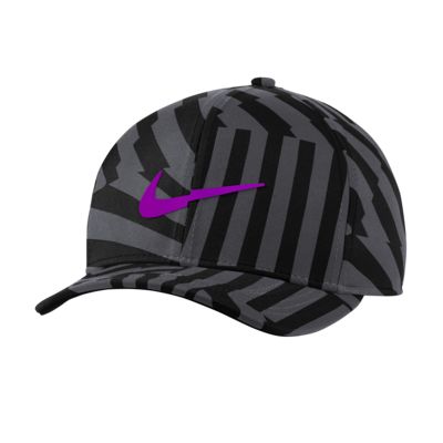 black and purple nike hat