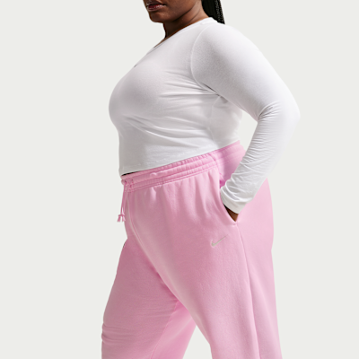 Pants de entrenamiento oversized de cintura alta para mujer (talla grande) Nike Sportswear Phoenix Fleece