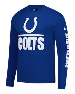 Мужская футболка Indianapolis Colts Split Local Nike NFL Long-Sleeve