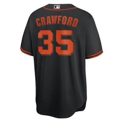  San Francisco Giants (Adult 2X) 100% Cotton Crewneck MLB  Officially Licensed Majestic Major League Baseball Replica T-Shirt Jersey  Black : Sports & Outdoors