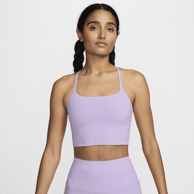 Bra deportivo de baja sujeción de talle largo con forro ligero para mujer Nike One Convertible