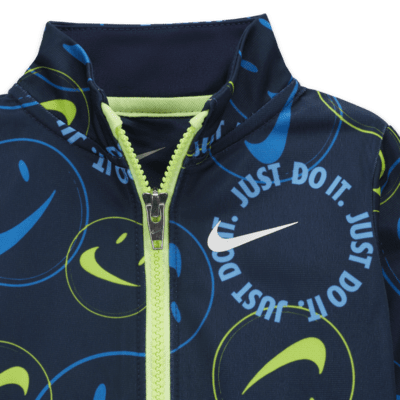 Nike Smiley Swoosh Printed Tricot Set Baby Tracksuit