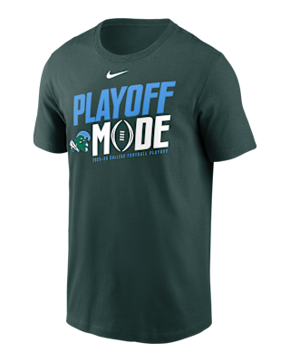 Мужская футболка Tulane 2025/26 College Football Playoff Bound Pass Protection Nike College для футбола