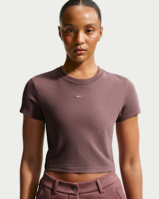 Женская футболка Nike Sportswear Chill Knit Cropped