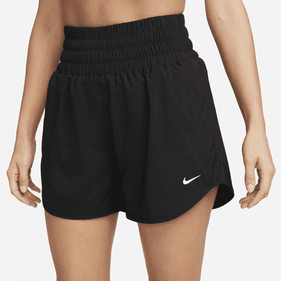 Nike One Dri-FIT-shorts med indershorts (7,5 cm) og ultrahøj talje til kvinder