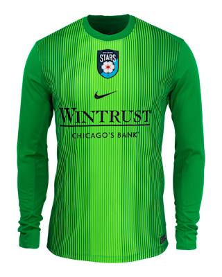 Мужские джерси Alyssa Naeher Chicago Stars FC 2025 Stadium Goalkeeper Nike NWSL Replica Jersey