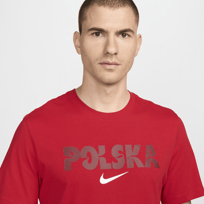 Poland Crest Men's Nike Football T-Shirt