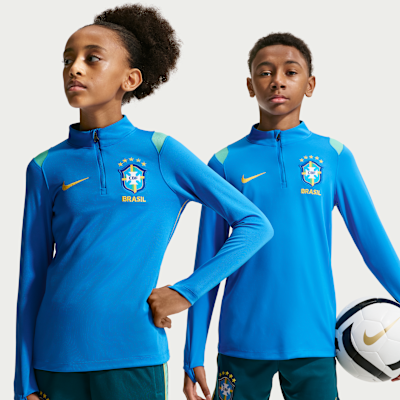 Brazil Academy Pro Big Kids' Nike Dri-FIT Soccer Knit Drill Top from Nike - $60