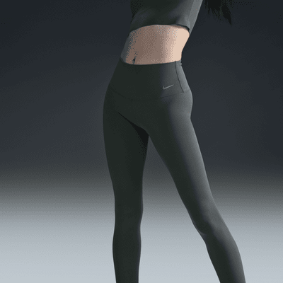 Nike Zenvy leggings i full lengde med lett støtte og høyt liv til dame