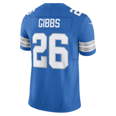 Jersey de fútbol americano Nike Dri-FIT de la NFL Limited para hombre Jahmyr Gibbs Detroit Lions