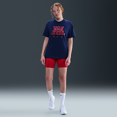 Everyone Watches Women's Sports™ "FFF" Nike by TOGETHXR Soccer T-Shirt
